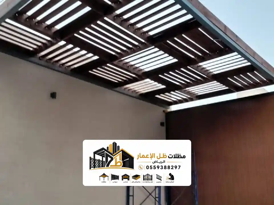 تفصيل مظلة خشبي بالرياض
